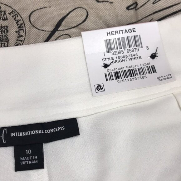 Inc Side-Belt Wide-Leg Pants - Picture 5 of 6